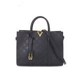 Louis Vuitton Very Tote MM 2 Way Hand Shoulder Bag Leather Noir