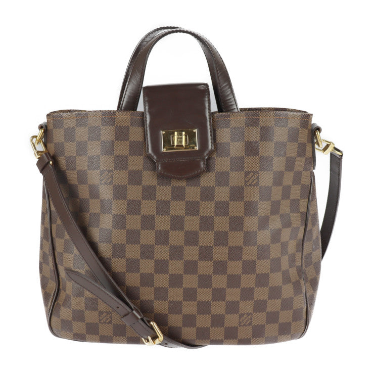 Louis Vuitton Cover Roseberry Handbag Damier Canvas Leather