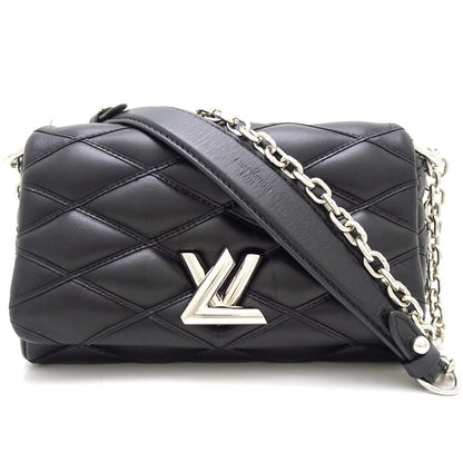 Louis Vuitton Quilted Twist Shoulder Bag Black