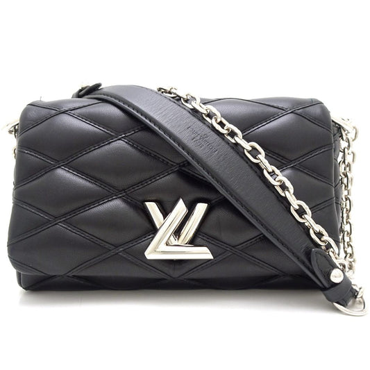 Louis Vuitton Quilted Twist Shoulder Bag Black