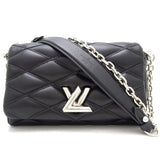 Louis Vuitton Quilted Twist Shoulder Bag Black