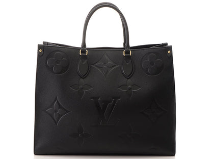 Louis Vuitton On The Go GM Monogram Implant Noir
