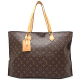 Louis Vuitton Monogram Tote Bag Brown