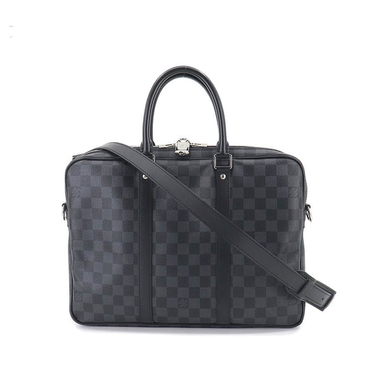 Louis Vuitton Damier Graphite PDV PM Shoulder Bag Black