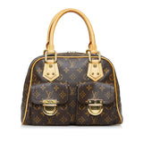 Louis Vuitton Monogram Manhattan PM Handbag Brown