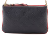 Louis Vuitton Monogram Implant Marine Rouge Pochette