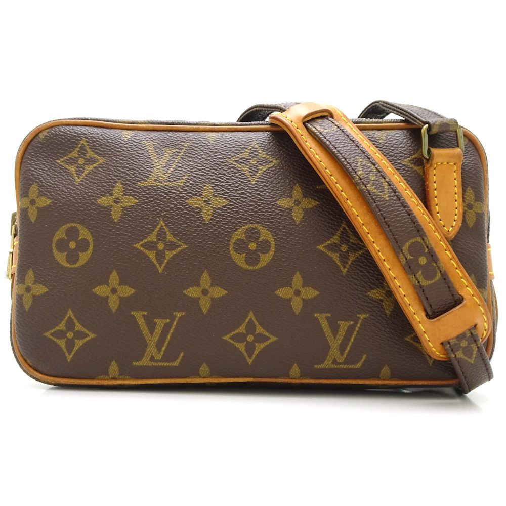 Louis Vuitton Monogram Marly Bandouliere Crossbody Brown