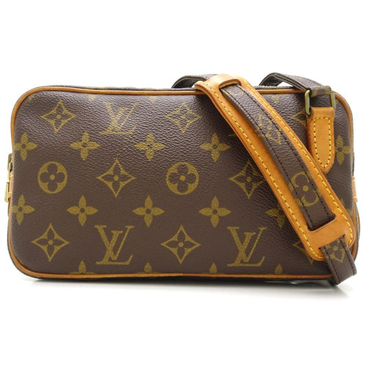 Louis Vuitton Monogram Marly Bandouliere Crossbody Brown