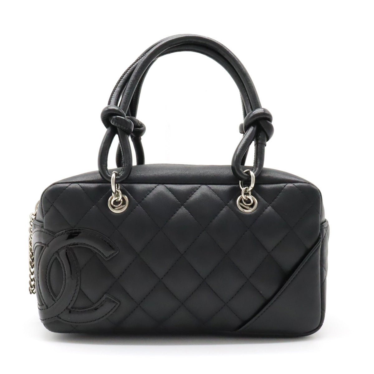 Chanel Cambon Line Mini Bowling Handbag
