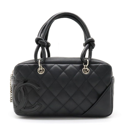 Chanel Cambon Line Mini Bowling Handbag