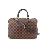 Louis Vuitton Damier Speedy Bandouliere 30 2way Hand Shoulder Bag Ebene