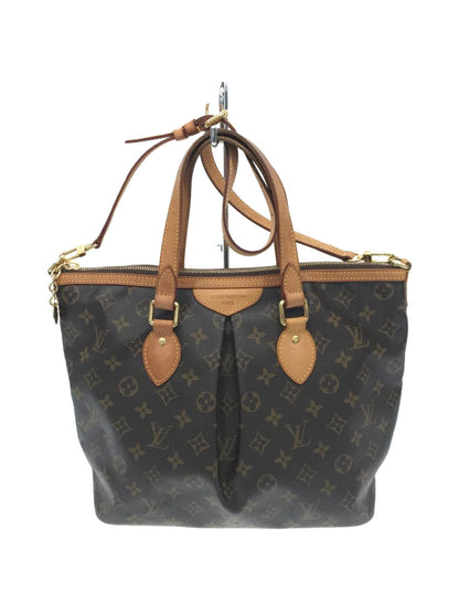 Louis Vuitton Palermo PM Monogram Hand Bag Brown PVC