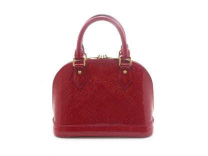 Louis Vuitton Alma BB Vernis Rouge Red