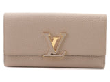 Louis Vuitton Portefeuille Capucines Taurillon Galle  Long Wallet