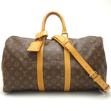 Louis Vuitton Monogram Keepall Bandouliere 45  2Way Bag Brown