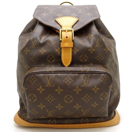Louis Vuitton Monogram Montsouris GM Backpack Brown