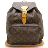 Louis Vuitton Monogram Montsouris GM Backpack Brown