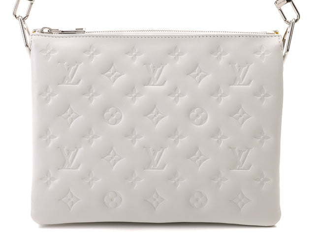 Louis Vuitton Kussan PM Monogram Lambskin White