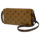 Louis Vuitton Shoulder Bag Monogram Reverse Lambskin Pochette
