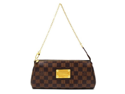 Louis Vuitton Eva Damier 2way Shoulder Bag Chain Pouch Monogram
