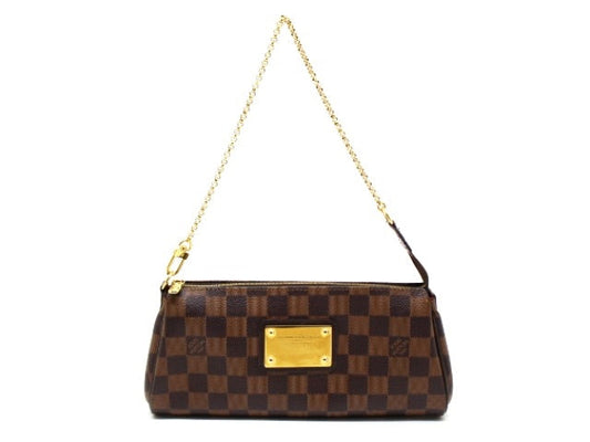 Louis Vuitton Eva Damier 2way Shoulder Bag Chain Pouch Monogram