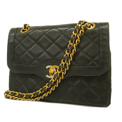 Chanel Matelasse Paris Limited Chain Lambskin Black