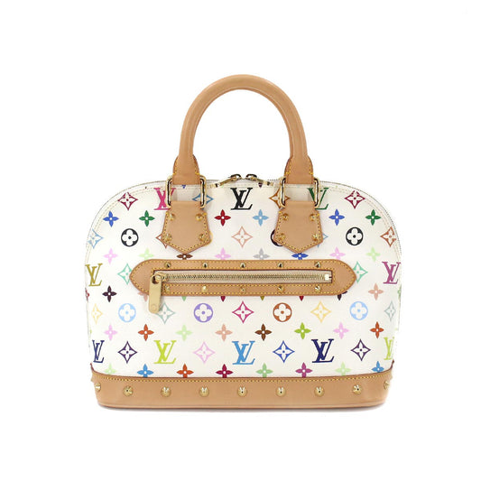 Louis Vuitton Monogram Multicolor Alma HandBag White