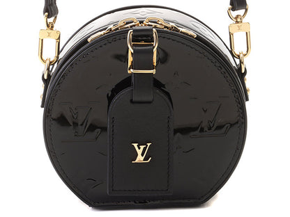 Louis Vuitton Mini Boite Chapeaux Vernis Noir Black