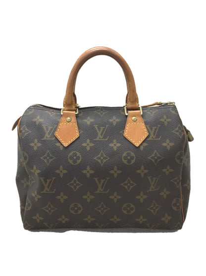 Louis Vuitton Speedy 25 Hand Bag Monogram PVC Brown