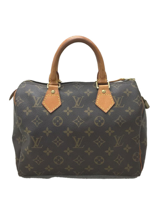 Louis Vuitton Speedy 25 Hand Bag Monogram PVC Brown