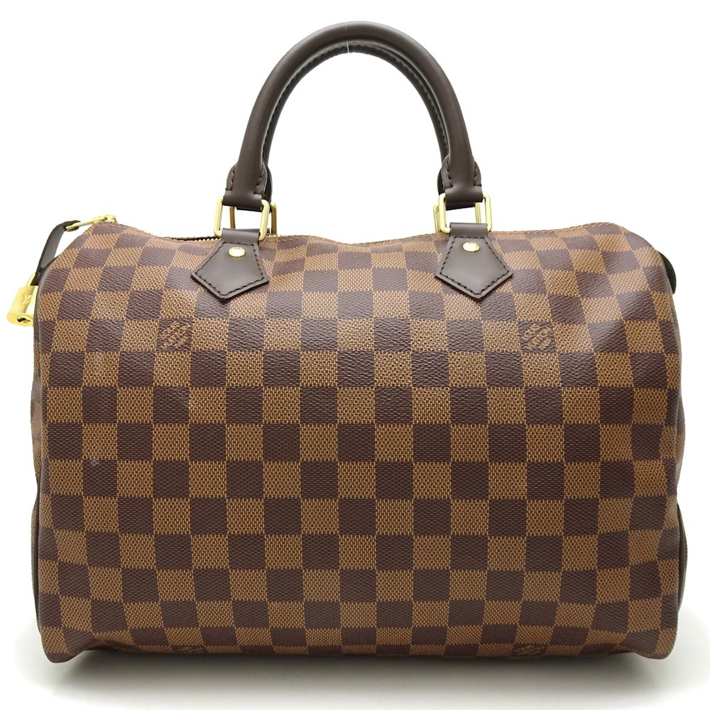 Louis Vuitton Damier Speedy 30 Handbag Ebene