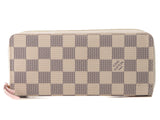 Louis Vuitton Round Long Wallet Portefeuille Clemence Azure