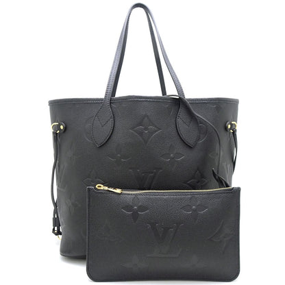 Louis Vuitton Neverfull MM Tote Bag Monogram Implant Noir