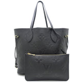 Louis Vuitton Neverfull MM Tote Bag Monogram Implant Noir