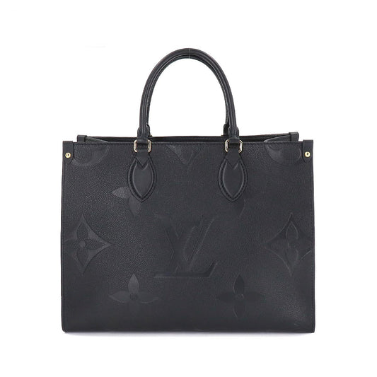Louis Vuitton Monogram Implant Onthego MM 2 Way Tote Shoulder Bag Rfid Noir