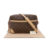 Louis Vuitton Trocadero 27 Shoulder Bag Monogram Brown