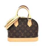 Louis Vuitton Alma BB Shoulder Bag Monogram Canvas Brown