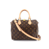 Louis Vuitton Monogram Speedy Bandouliere 25 Shoulder Bag Brown