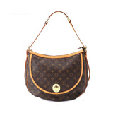 Louis Vuitton Monogram Tulum GM Shoulder Bag Brown Gold Hardware