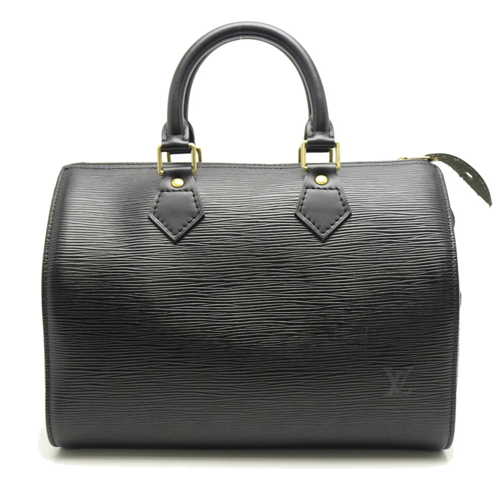 Louis Vuitton Epi Speedy 25 Noir Mini Boston Bag
