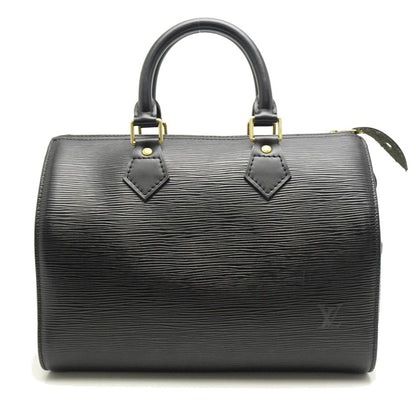 Louis Vuitton Epi Speedy 25 Noir Mini Boston Bag