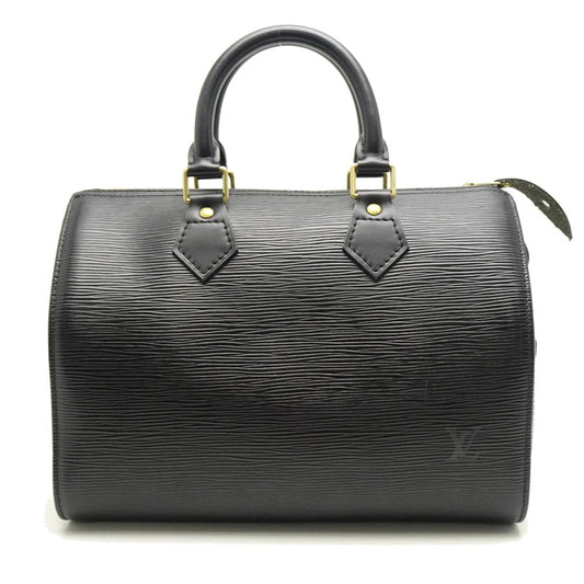 Louis Vuitton Epi Speedy 25 Noir Mini Boston Bag