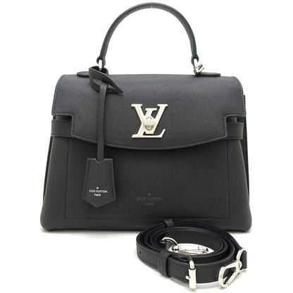 Louis Vuitton LockMe Ever BB Tote Bag Soft Calf Noir Black