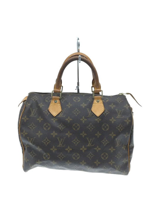Louis Vuitton Speedy 30 Hand Bag Monogram PVC Brown