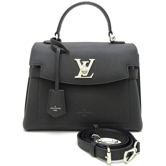Louis Vuitton LockMe Ever BB Tote Bag Soft Calf Noir Black