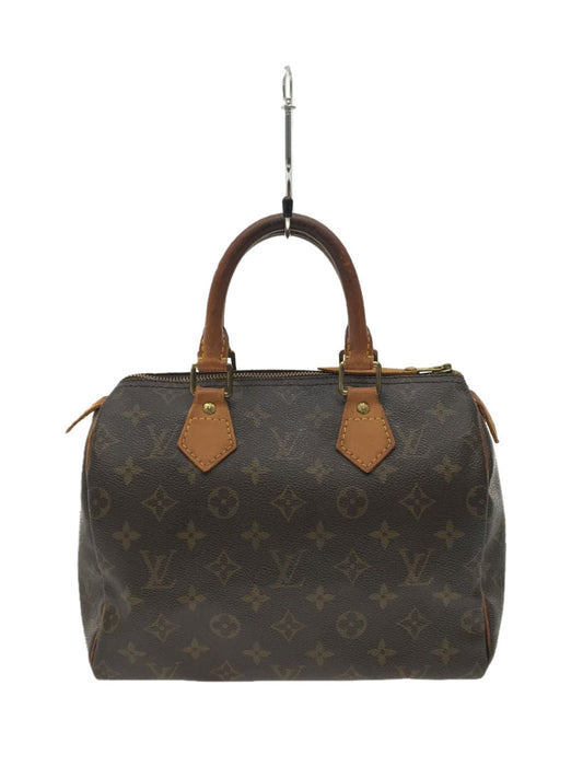Louis Vuitton Speedy 25 Hand Bag Monogram PVC Brown