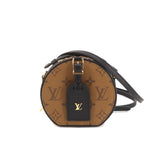 Louis Vuitton Monogram Reverse Mini Boite Chapeau Shoulder Bag Brown