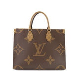Louis Vuitton Giant Monogram On The Go MM 2 Way Tote Shoulder Bag