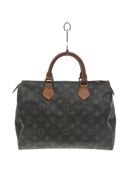 Louis Vuitton Speedy 30 Hand Bag Monogram PVC Brown