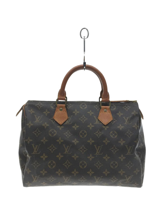 Louis Vuitton Speedy 30 Hand Bag Monogram PVC Brown